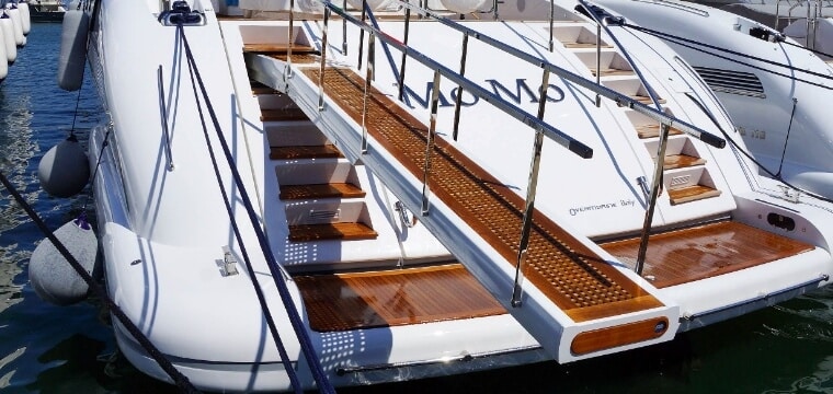 Passerella barca modello Mizar